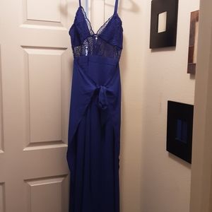 A spaghetti strap jumpsuit